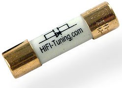 Hi-Fi Tuning Gold plated Silver Ceramic Fuse 13 Amp (For UK Mains Plug)