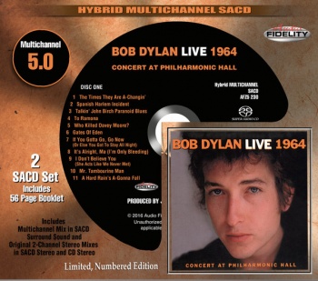 Bob Dylan Live 1964 Numbered 2 x CD AFZ5230