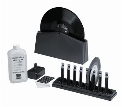 Knosti Disco Antistat Record Cleaning Machine + FREE PACK OF 50 Inner 12'' Antistatic Sleeves worth 15.99