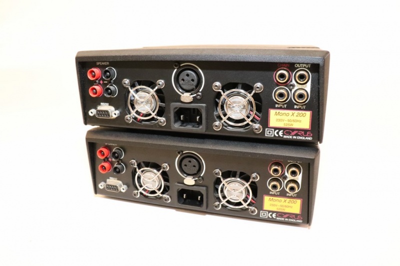 Cyrus Mono X 200 Monoblock Power Amplifier (Pair) Pre Owned