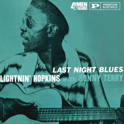 Lightnin' Hopkins with Sonny Terry Last Night Blues Vinyl LP 4M248