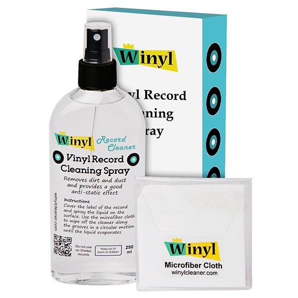 Winyl Record Cleaning Fluid Spray 250ml