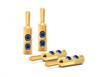 Oyaide SGBN Gold Plated Banana Plugs (SET OF 4)