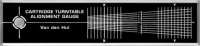 Van Den Hul Mirrored Cartridge Alignment Gauge