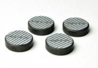 Oyaide INS-CFX Silver Carbon Isolators (Set of 4)