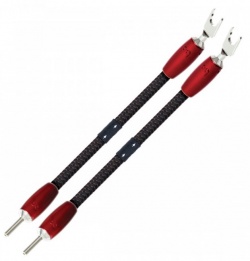 AudioQuest Saturn Bi-Wire Jumper Cables PSC+ Spade To Banana (Set Of 4) - NEW OLD STOCK