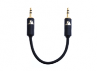 Just Audio Black&Gold 3.5mm Stereo Jack Interconnects