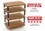 Atacama Evoque Eco 60-40 Dark Bamboo 5 Shelf Equipment Stand