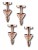 Quadraspire SVT Bronze Upgrade Spikes (Set of 4)