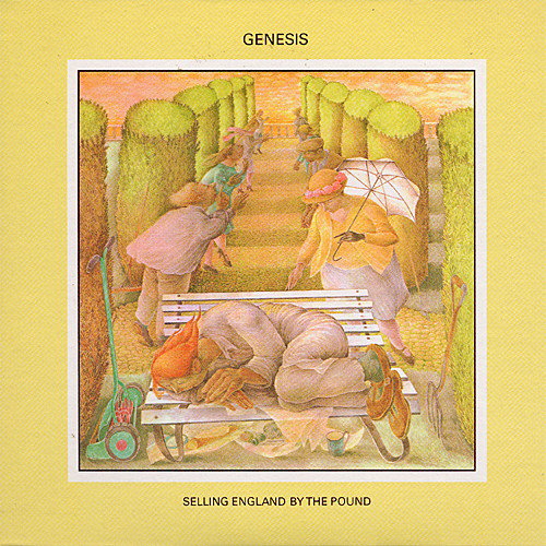 Αποτέλεσμα εικόνας για SELLING ENGLAND BY THE POUND-Genesis vinyl cover