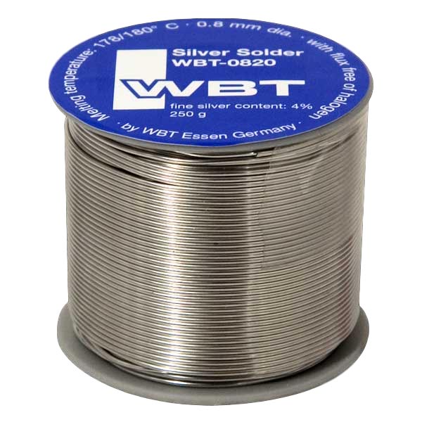 WBT 0820 4% Silver Solder 250g Reel
