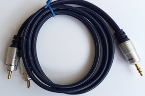 Blue Aura 3.5mm - RCA Audio Interconnect