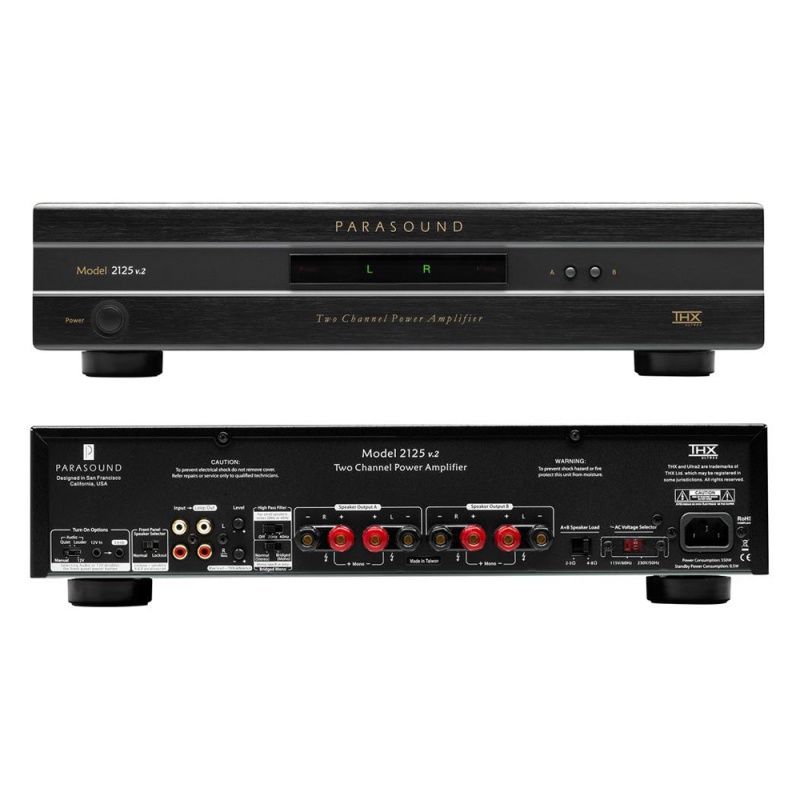Parasound New Classic 2125 v.2 Two Channel Power Amplifier