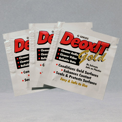 Caig DeoxIT Gold Contact Cleaning Wipes K-G1W