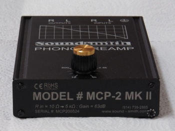 Soundsmith MCP-2 MkII High Gain Phono Preamp