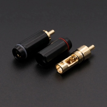 R-Connector Professional Grade Phono RCA plugs (Pair)