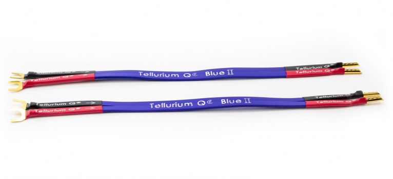 Tellurium Q Blue II Biwire Jumper Links (Spade to Banana)