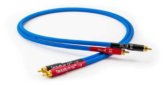 Tellurium Q Blue II RCA Interconnects 1.5m Pair - NEW OLD STOCK