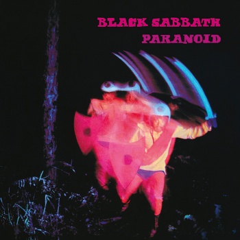 Black Sabbath Framed Canvas Print Paranoid 40 x 40 cm