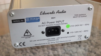 Edwards Audio ISO 1 Mains Isolation Transformer