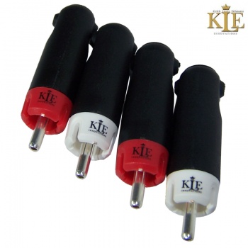 KLE Innovations Classic Harmony RCA Plugs (Set of 4)