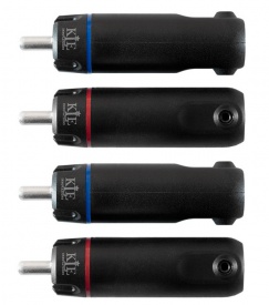 KLE Innovations Silver Harmony RCA Plugs (Set of 4)