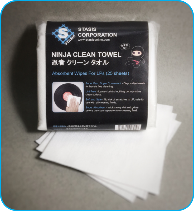 Stasis Corporation Ninja Clean Towel Disposable Vinyl Record Cleaning