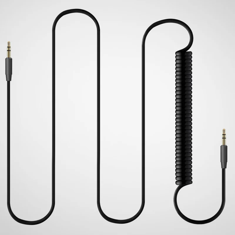Ecoute Coiled Single-Crystal Copper 3.5mm Male-to-Male Stereo Cable ...
