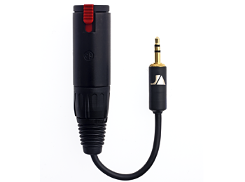 Just Audio Black&Gold 3.5mm Stereo Jack to 6.25mm Stereo Locking Socket Interconnect