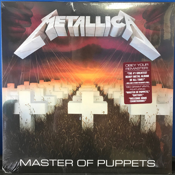 Metallica Master Of Puppets VINYL LP BLCKND005R1 Analogue Seduction