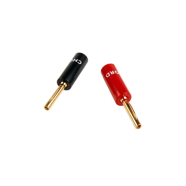 Chord Company Speaker Cable Terminations (New 4mm Bananas Pack of 4
