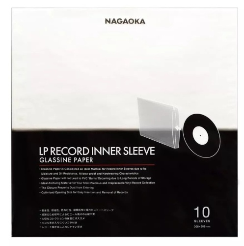 thumbnail image 2 of NAGAOKA RS-LP2 Anti-Static Record Sleeves – 50 Pack, Made In Japan, NEW 2 of 4