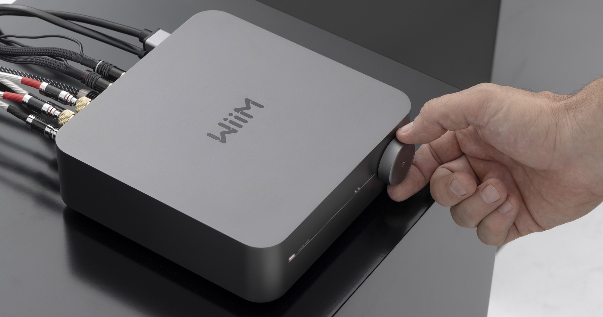 WiiM Ultra Streamer E Preamplificatore Digitale Con DAC ESS ES9038, Touchscreen 3.5", Wi-Fi 6 E BT 5.3, HDMI ARC E Ingresso Phono – Per Audio Multiroom Hi-res
