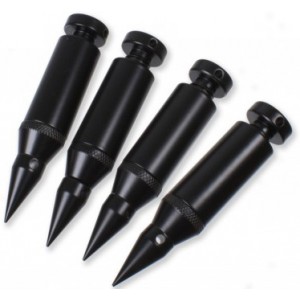 QUADRASPIRE　スパイク　ブラック　19mm 4個 Quadraspire 19mm Feet (Set of 4) - Analogue Seduction