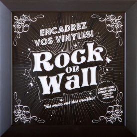 Rock on Wall Vinyl Record LP Sleeve Frame