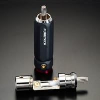 Furutech FP-106 Locking RCA Plug (Rhodium) - NEW OLD STOCK