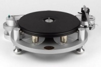 Michell Engineering Gyrodec SE Turntable SILVER Finish  with arm plate and  tecnoarm 2