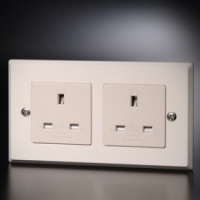 Furutech FP-1363-D UK Mains Duplex Wall Socket Gold - NEW OLD STOCK