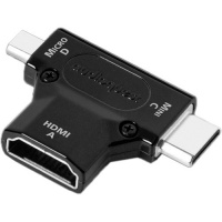 AudioQuest HDMI Type-A Female to Mini/Micro-HDMI Type-C/D Male Adapter