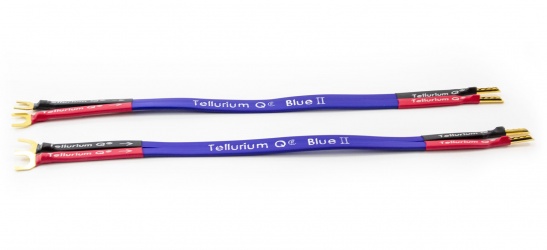 Tellurium Q Blue II Biwire Jumper Links (Spade to Banana)