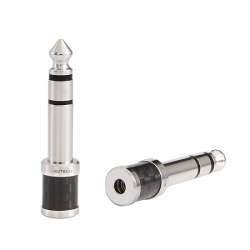 Furutech CF63-S Rhodium Headphone Plug Adaptor 3.5mm to 6.3mm