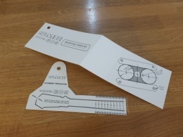 SME 309 Alignment Protractor with Arm Mounting Template