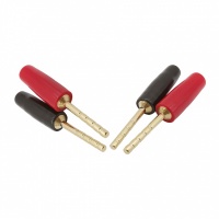 Kontak Audio Gold Plated 2mm Banana Speaker Pin Connectors (Set of 4)