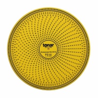 Tonar 12 Inch Acrylic Stroboscopic Disc For Calibrating Turntable Speed (50 & 60Hz compatible)