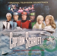 Captain Scarlet TV Series Soundtrack 2x Transparent Red Vinyl LP SILLP1649