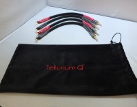Tellurium Q Black Diamond Biwire Jumper Links (Spade to Banana) - Ex Demo