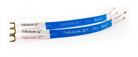 Tellurium Q Ultra Blue II Biwire Jumper Links (Spade to Banana)