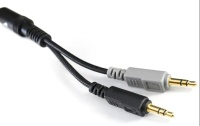 Audeze LCD-GX Boom Mic Cable with Splitter Adapter - Analogue