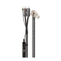 AudioQuest Leopard Tonearm Cable - 90Degree TAC to 2 RCA - 1.2m (New Old Stock)