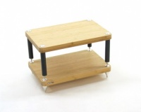 Atacama Evoque Eco 60-40 Natural Bamboo 2 Shelf Equipment Stand